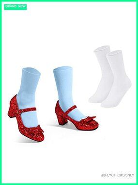 Sequin Glitter Heels with Bow Stiletto Pumps for Cosplay Party